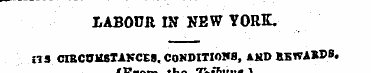 LABOUR IN NEW YORK. ns circumstances, co...