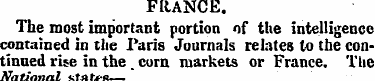 FRANCE. The most important portion of th...
