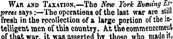 War and Taxation,—The New York Evening E...