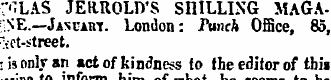 "-7LAS JERROLD'S SHILLING MAGA-;'SE.—Jan...