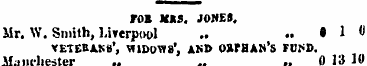 roa xas. Jones, Mr. W. Smith, Liverpool ...