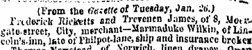 (From the G<cettc ot Tuesday, Jan. M.) P...