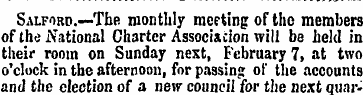 Salford.—The monthly meeting of the memb...