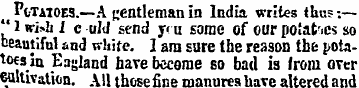 PtTiiOES.—A gentleman in India, writes t...