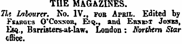 TUE MAGAZINES. Tl,t Labourer. No. IV., f...