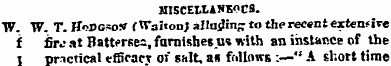 HISCEIXASBOCS. W. W. T. HoDGsoW f Wafcon...