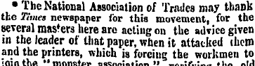 • The National Association of Trades may...