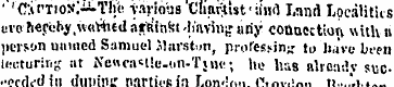 ' 'C'lt'Tio:*:—The various Chartist'ii'i...