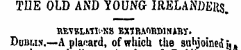 TUE OLD AND YOUNG IRELANDERS . REVR-MI* ...