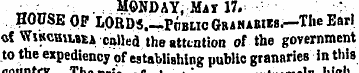 -f- . MONDAY, Mai 17. HOUSE OP L0Rb_.-_....