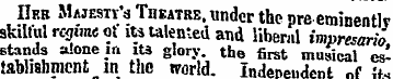 JJkr Majesty's Theatre, under the pre em...
