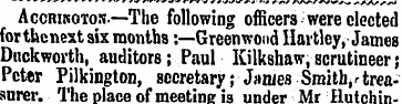 AccmisoTos.—The following officers were ...