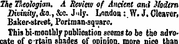 The Theologian. A Review of Ancient ami ...