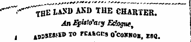 ¦"^V rtE LASB AK» TUE CHARTER. " j An Fp...