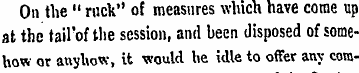 On the " ruck" of measures which have co...