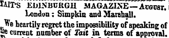 BAIT'S EDINBURGH % A1AGAZINE— Abgusi. Lo...