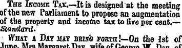 The Ikcoue Tax.—Itis designed at the mee...