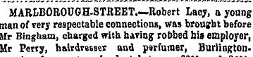 MARI/BOROUGH-STREET.—Robert Lacy, a youn...