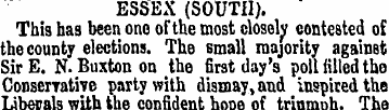 ESSEX (SOUTH). This has been one ofthe m...