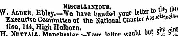 MISCELLANEOUS. .„ ,t,. ,hi W. Aldeb, Ebl...