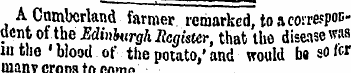 A Cumberland farmer remarked, toa corres...