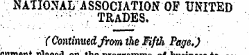NATIONAL ASSOCIATION OF UNITED ' l . TRA...