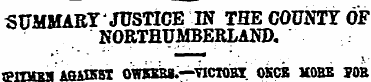 SUMMARY' JUSTICE IN TflE COUNTY OF NORTH...