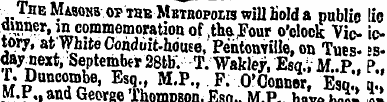 . . The Masons of ran Mbtbopoih will Hol...