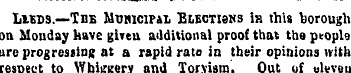 Lmsds.—Tub Municipal Elections la this b...