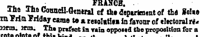 FRAHCB. The Wie Coundl-Gtniial of tte de...