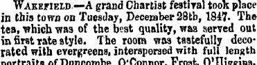 Wakefield — A grand Chartist festival to...