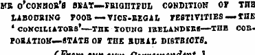 ME O'COKHOH'S BEAT—FRIGHTFUL CONDITION O...