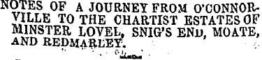 NOTES OF A JOURNEY FROM O'CONNORVILLE TO...