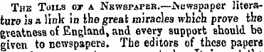 The T oils ot a N _wbp_per.—."Newspaper ...