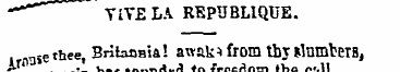 "** *""" YiY£LA REPUBLIQUE. wnuie tbee, ...