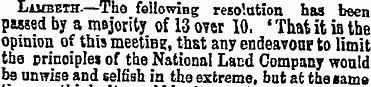 Lambeth-—The following resolution has be...