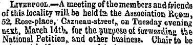 Liverpool.—A meeting of the members and ...