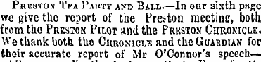 Preston Tea Party and Ball.—In our sixth...