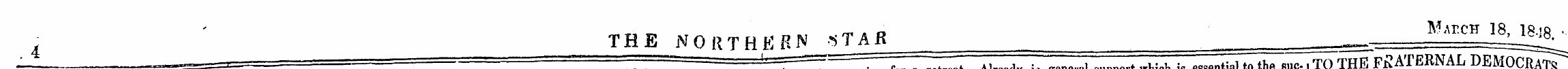 for retreat Alreadis TO THE FRATERNAL DE...