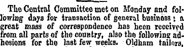 The Central Committee met on Monday and ...