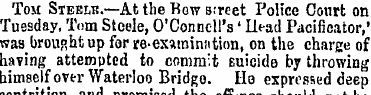 Tom Steele— At the Bow Btreet Police Cou...