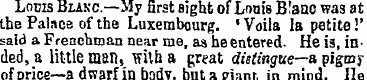 Louis Blanc—My first sight of Louis B!an...