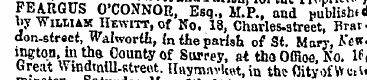 PEA.UGTJS O'CONNOR , Esq., M.P., and pub...