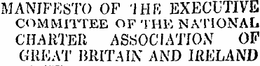 MANIFESTO OF 'iHR EXECUTIVE COMMITTEE OF...
