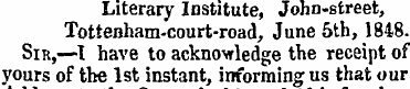Literary Institute, John-street, Tottenh...