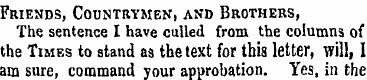 Friends, Countrymen, and Brothers, The s...