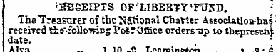 ' rjSSEIPTS OF'LIBERTY'FiJKD . • TheTria...