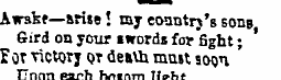 A waif—arise! my eountrj'g sons Gird on ...