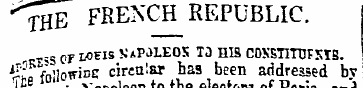 -^JJg FRENCH REPUBLIC. pfloi-is K.POLEOS...