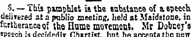 5. — This pamphlet is the .ubstan-e of a...